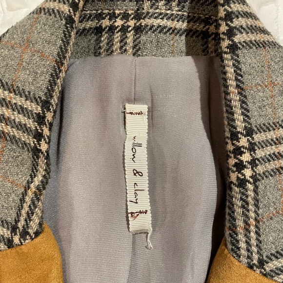 Willow & Clay Plaid Wool Blend Blazer - Picture 4 of 4
